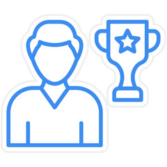 Obraz premium Champion Icon Style