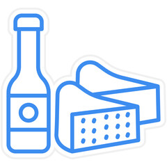 Food and Beer Icon Style