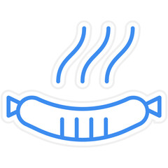 Hot Sausage Icon Style