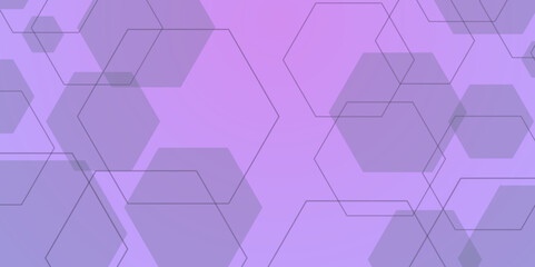 White and pink technology hexagonal abstract background. Vector abstract graphic design banner pattern background. Abstract polygonal background. Healthcare and technology concept with flat icons.