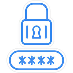 Secure Pasword Icon Style