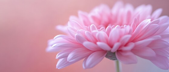 Pink flower close up