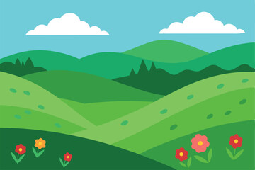 Obraz premium landscape with mountains