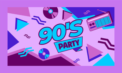 retro colorful background art in pop art style