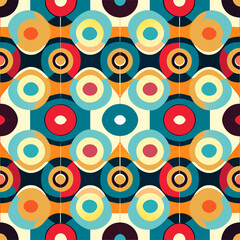 Seamless background pattern. Abstract geometric pattern. Vector image.