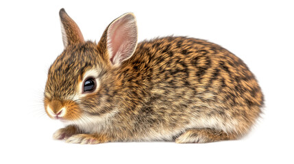 Obraz premium Playful rabbit in studio setting wildlife photography close-up