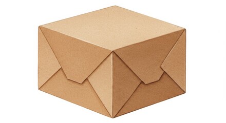 Eco Friendly Kraft Paper Gift Box Packaging - Sustainable, minimalist gift box. Symbolizes: nature, simplicity, craftsmanship, eco-consciousness, gifting