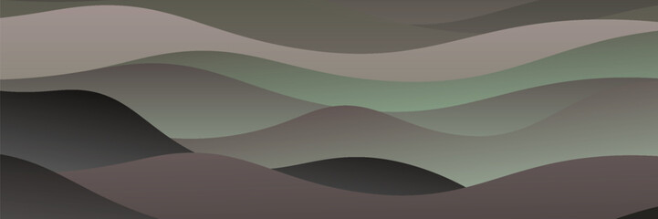  brown abstract glowing waves background, vector