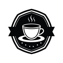 A hot coffee cup icon with a heart symbol suggests a beloved morning beverage from a cafe.