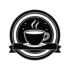 A hot coffee cup icon with a heart symbol suggests a beloved morning beverage from a cafe.