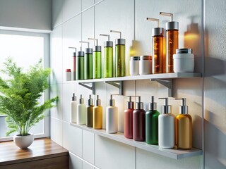 Stylish Bathroom Storage Solutions WallMounted Hair Conditioners for a Clean Organized Space