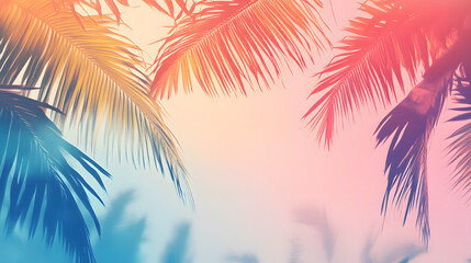 Tropical Gradient illustration background