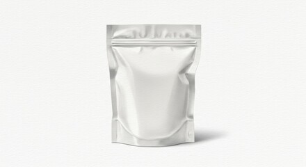 Modern Frosted Refill Pouch - Elegant, minimalist, sleek, clean, stylish refill pouch design. Perfect for food, cosmetics, or other products. Symbolizing purity, freshness, quality, modernity