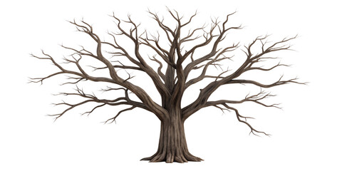 Haunting Dead Tree, Spooky Halloween Decor, Eerie Tree Artwork, Dark Nature Wall Art