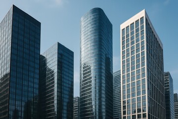 Modern urban skyscraper architecture.