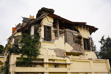 Damaged building in Antakya, Hatay after 6 February 2023 Earthquakes
