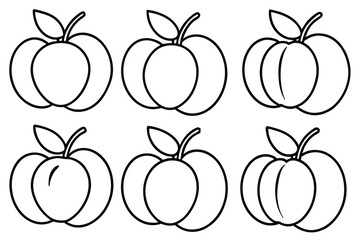 Peach line art minimal beauty in a soft and subtle form.