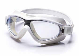Essential Sport Water Safety Goggles Durable White Plastic Design for Clear Vision in Aquatic Activities