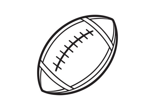 recommend clip art: American Football Ball Vector, Football Icon, Football Ball silhouette illustration