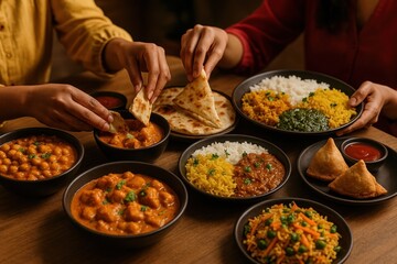 Authentic Indian cuisine dining experience.