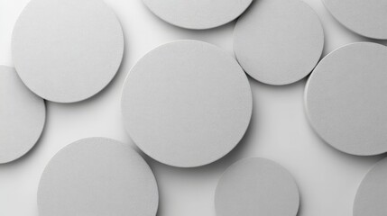 White circles background texture design