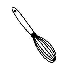 Whisk hand drawn doodle illustration