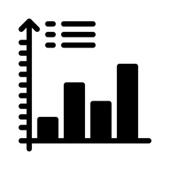 bar chart glyph icon
