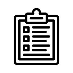 clipboard line icon