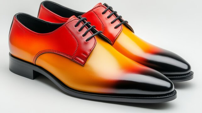 Refined leather Oxford shoes for men, embodying sophistication
