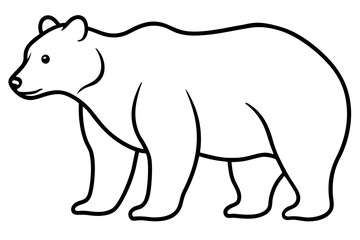 Elegant Addax antelope silhouette in minimalist line art vector style. This clean and modern wildlife design features the distinctive curved horns and sleek profile of the desert-dwelling Addax, 