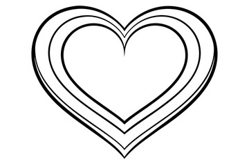 Elegant Addax antelope silhouette in minimalist line art vector style. This clean and modern wildlife design features the distinctive curved horns and sleek profile of the desert-dwelling Addax, 