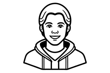 illustration of a man with a book