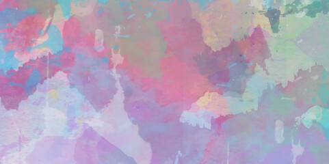 Abstract pastel colors watercolor background. Textured abstract bright watercolor stains background. Abstract artistic background print decorative art design wallpaper painting. 