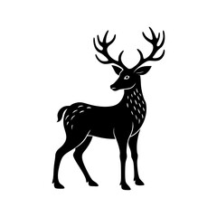 Deer Silhouette vector illustration