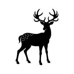 Deer Silhouette vector illustration