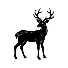 Deer Silhouette vector illustration