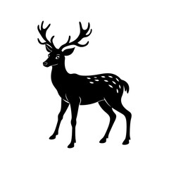 Deer Silhouette vector illustration