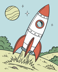 rocket illustration