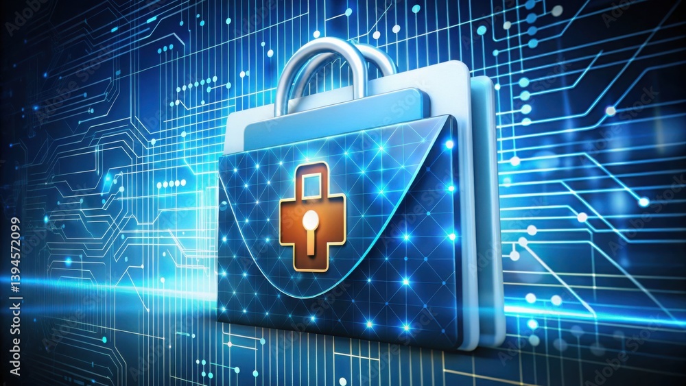 Poster advanced firewall protection for medical data security overview