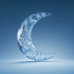Ice crescent shape
