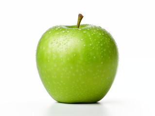 Green apple isolated on white background 