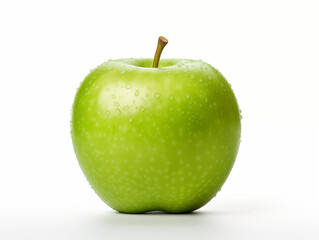 Green apple isolated on white background 