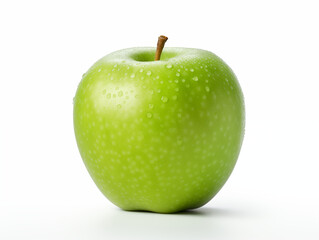 Green apple isolated on white background 
