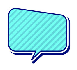 Naklejka premium 夏に使えるポップな吹き出し単体 清涼感 ベクターデータ チラシ・雑誌・Web・動画素材 水色