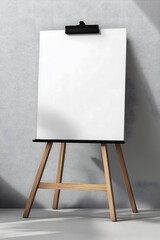 flip chart , hyperrealistic image, white background