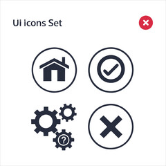 Modern UI Icons Set for Web and App Design