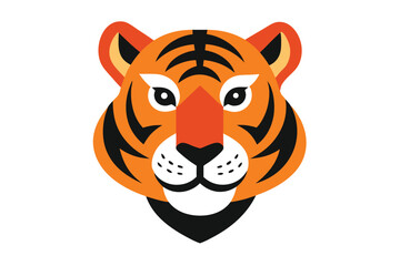 tiger head vector