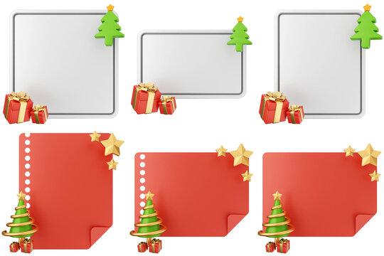 3d pin sticky note paper text box