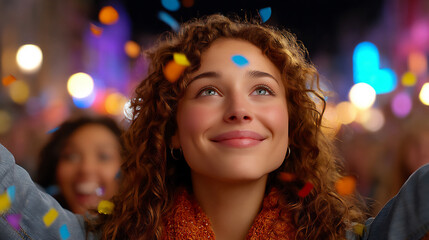 neon confetti: urban celebration