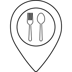 Restaurant Location Icon